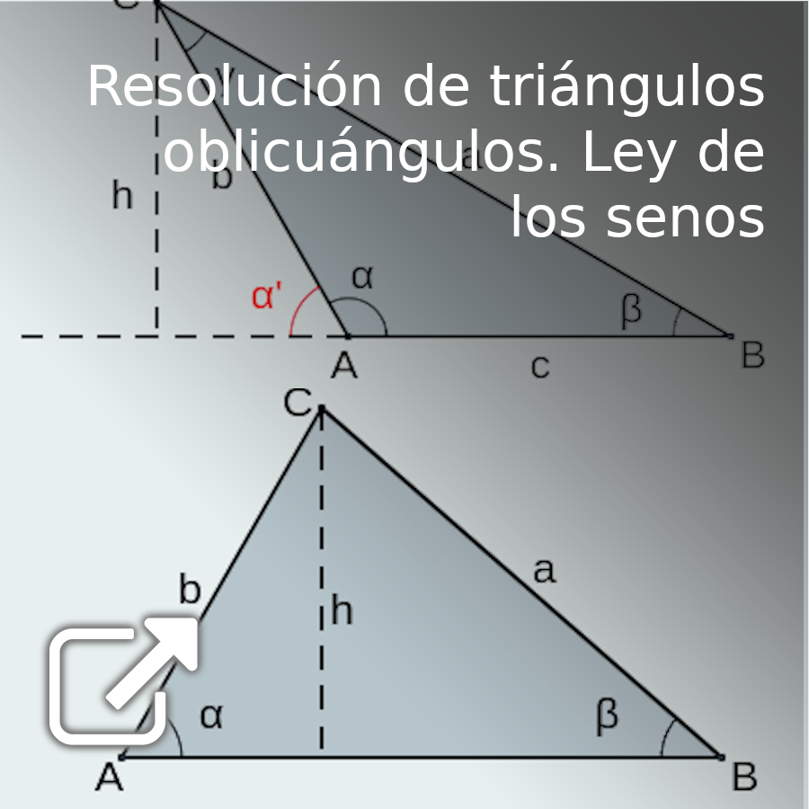 Resolución De Triángulos Oblicuángulos. Ley De Los Senos | UDGVirtual ...